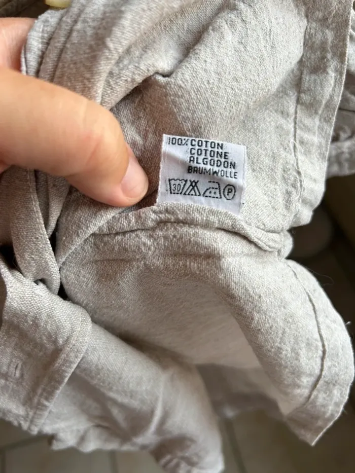 Jolie robe vintage gris clair taille 12 mois en parfait état - photo numéro 5