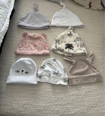 Lot 7 bonnets multimarques