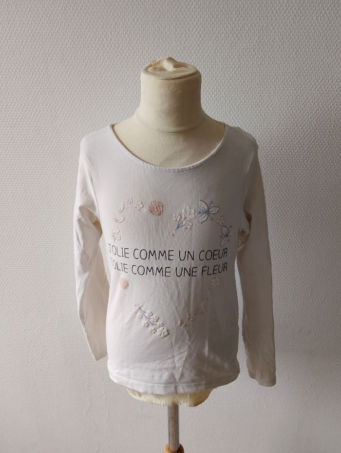 T-shirt blanc orchestra 8 ans