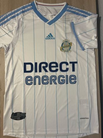 🔵 Maillot OM Marseille 2010 – Domicile – Taille S – Neuf sans étiquette – Champion de France