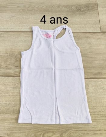 Débardeur 4 ans