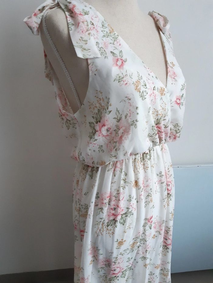 Robe longue fleurs Papillonne T40 - photo numéro 3