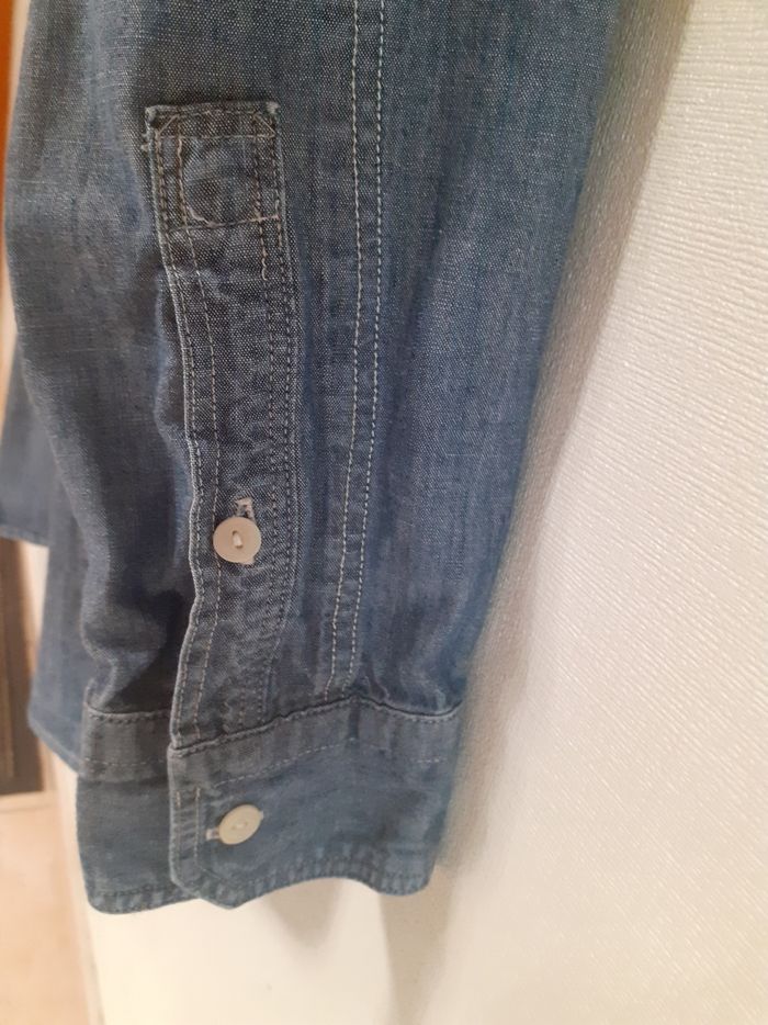 Chemise en jeans bleu Levi's homme - photo numéro 7