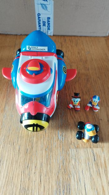 Disney Gadget Mickey Vaisseau Espace Starship Quack Donald Picsou Playset