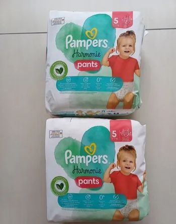 Couches culottes pants Pampers Harmonie
Taille 5