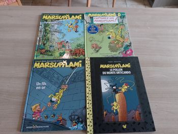   Lot de 4 BD Marsupilami