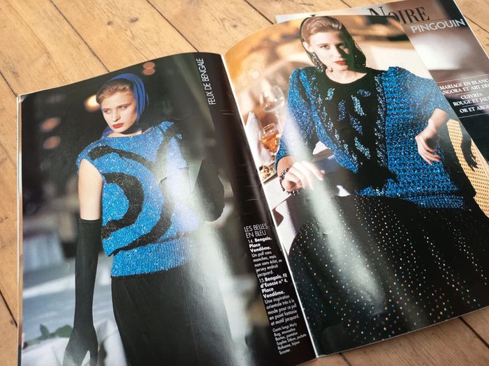 Catalogue tricot pingouin ligne noire vintage - photo numéro 10