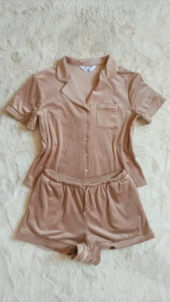 Ensemble pyjama short et chemise