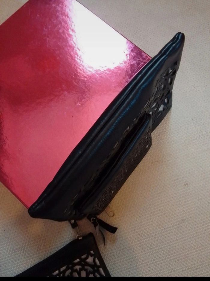 Lot 3 pochettes noir/argenté - photo numéro 8