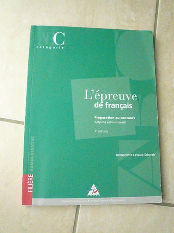 L’épreuve de français – Préparation au concours d’adjoint administratif