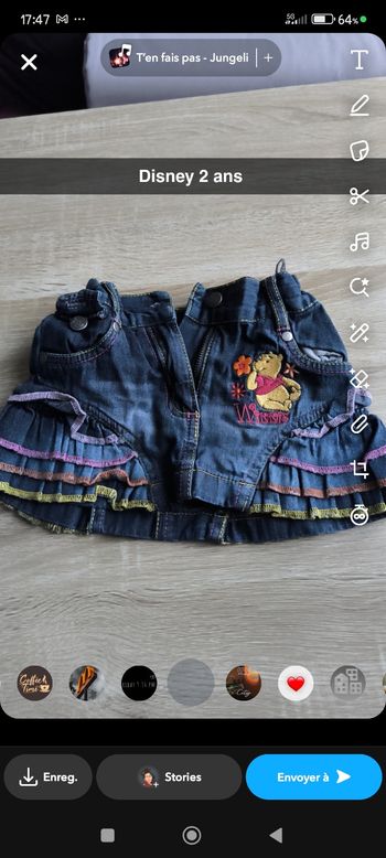 Jupe 2 ans