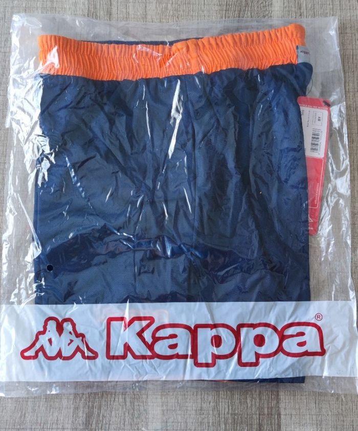 Short pour garçon marque kappa taille 8 ans couleur orange et bleu pour garçon - photo numéro 6
