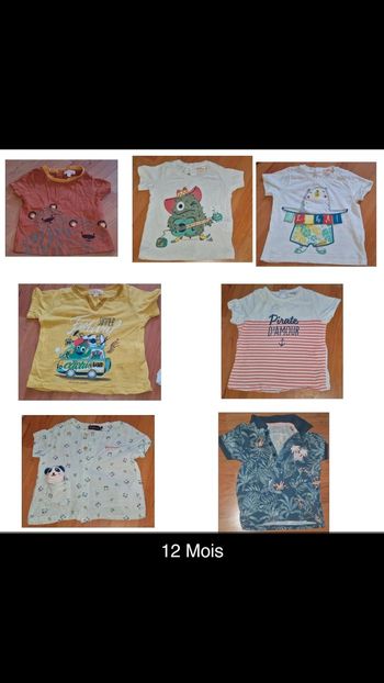Lot de vêtements garçon 12mois Été