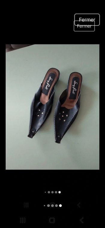Babouches noires 27