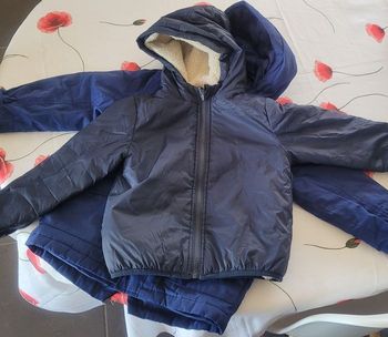 Parka manteau blouson veste 2 en 1