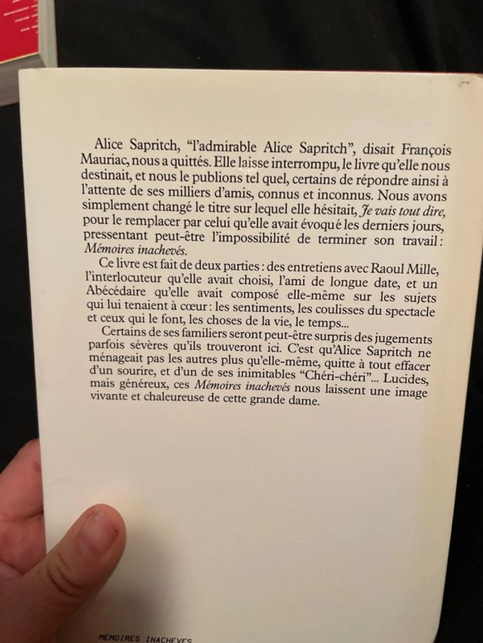 Mémoires inachevé - photo numéro 2