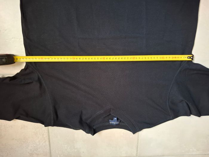 Tee-shirt noir col V, Somewhere, Taille M - photo numéro 7