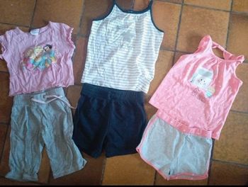 Lot de 3 Ensembles Ete - FILLE 3 Ans