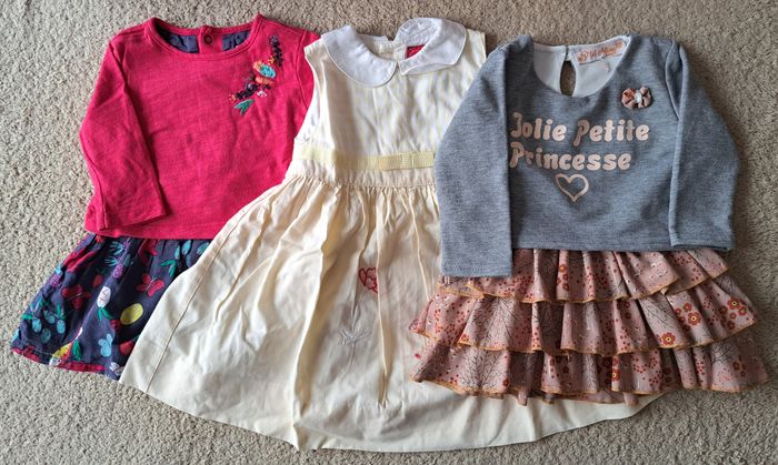 Très gros lot de vêtements fille taille 6 mois - photo numéro 2