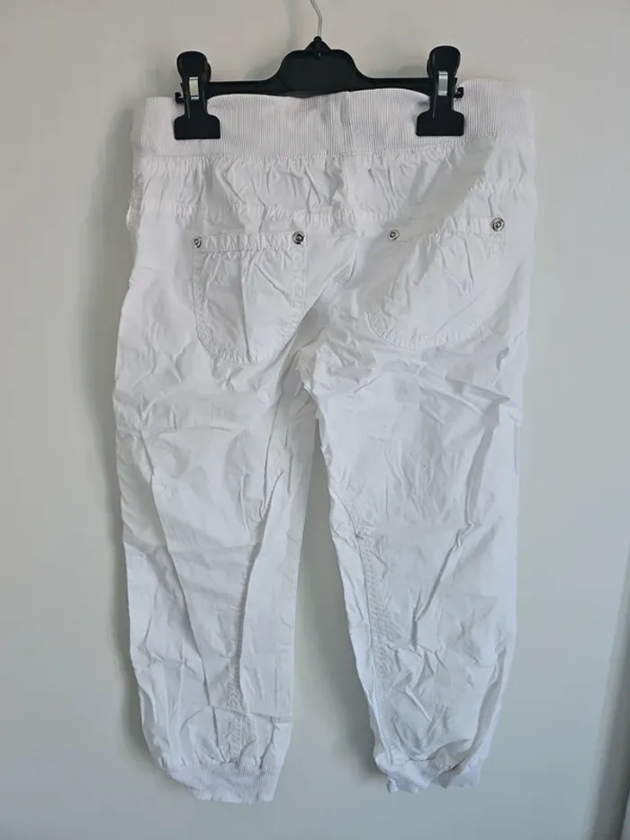 Cargo blanc fille 14 ans - photo numéro 4