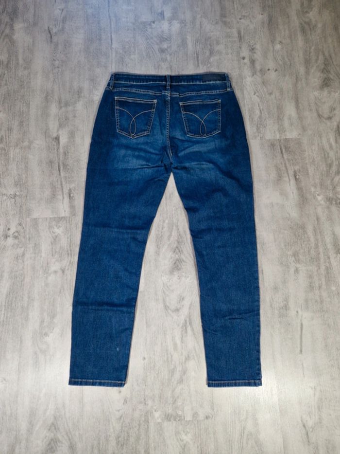 Jean's Calvin Klein Curvy Skinny Bleu Taille XL Femme - photo numéro 8