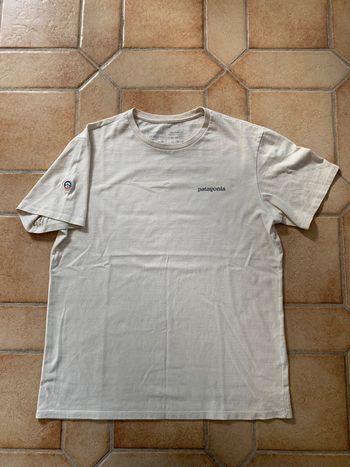 Tee shirt printed / imprimé unisexe  Patagonia crème