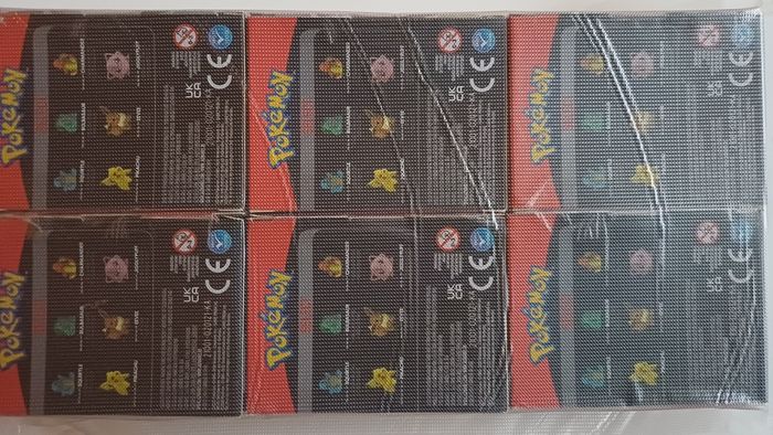 Lot complet en boîte des 6 figurines emblématiques Pokémon - photo numéro 2