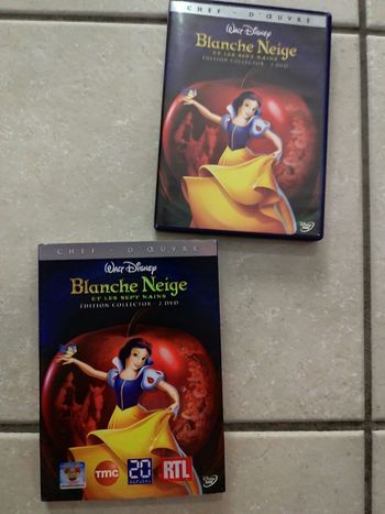 Blanche neige et les 7 nains 2 dvd