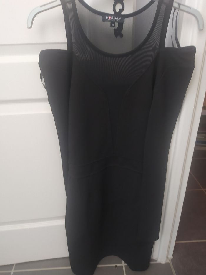 Robe femme Morgan taille m noire comme neuve manches longues - photo numéro 2
