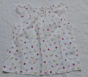 H&M blouse légère fruits bananes fraises pastèque