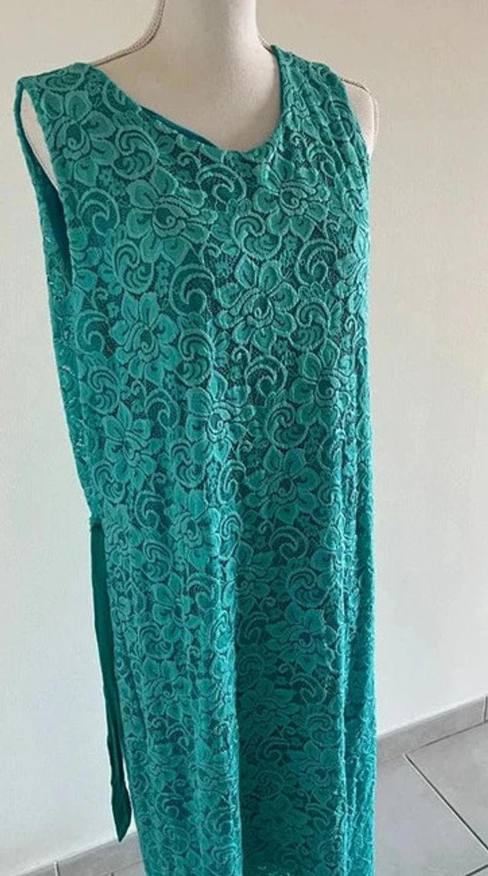 Robe longue verte - photo numéro 3