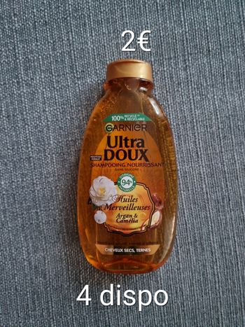 Shampooing ultra doux argan et camélia 300ml