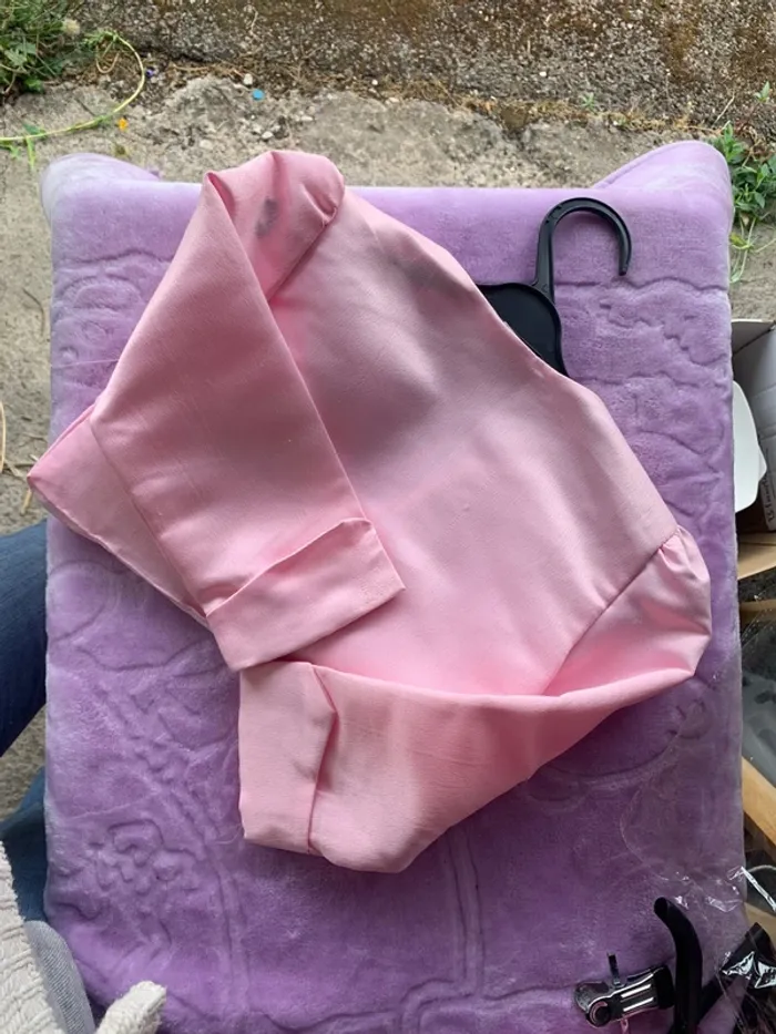 Veste boléros mariage cérémonie taille 6 ans fille , rose - photo numéro 2