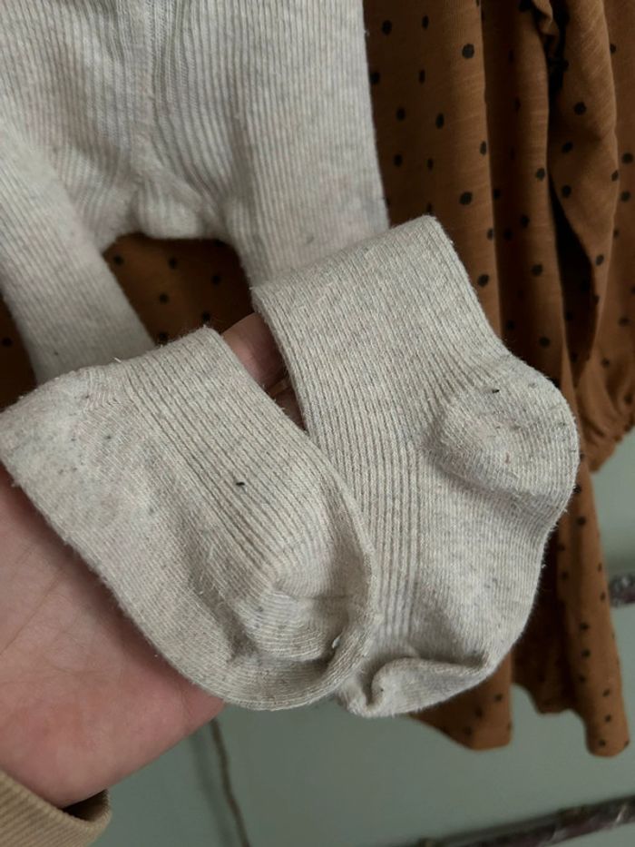 Robe légère 12 mois/ collant - photo numéro 8