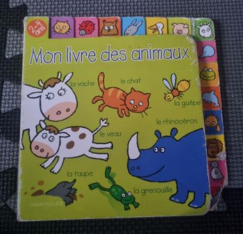 Livre enfant (Mon livre des animaux) 2-4ans