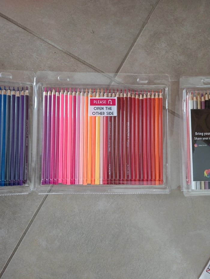Lot de 120 crayons de couleurs - photo numéro 3