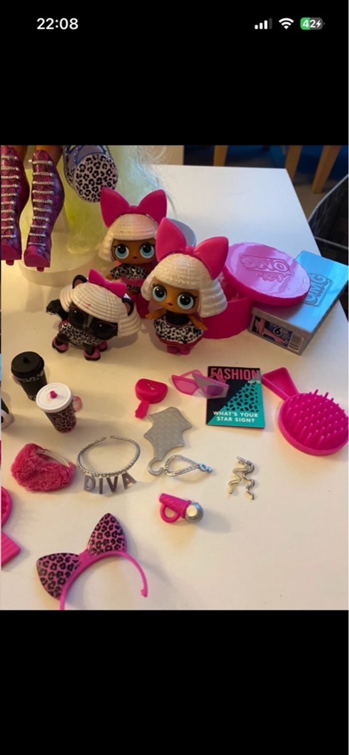 MGA- L.O.L O.M.G. Lady Diva Doll with 20 Toy Surprises 560562, Multi-Colour - photo numéro 2