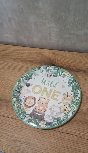 Assiettes jetables anniversaire