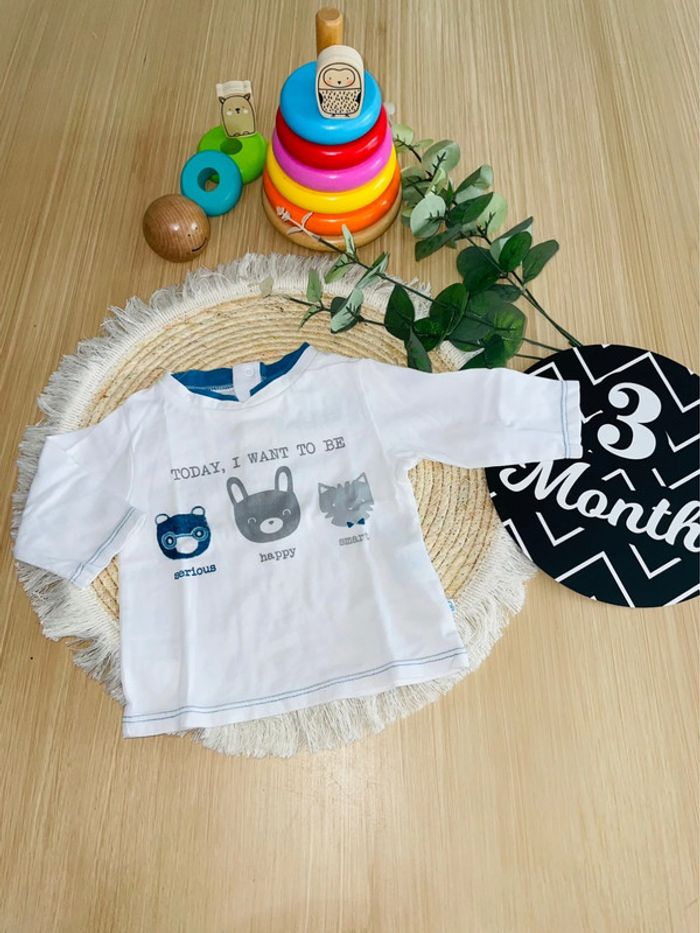 Ensemble 5 pièces ! pantalon chemise et t-shirt manches longues 3 mois obaïbi - photo numéro 6