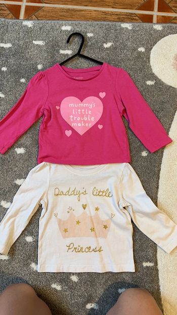 Lot de haut manche longue 9/12mois