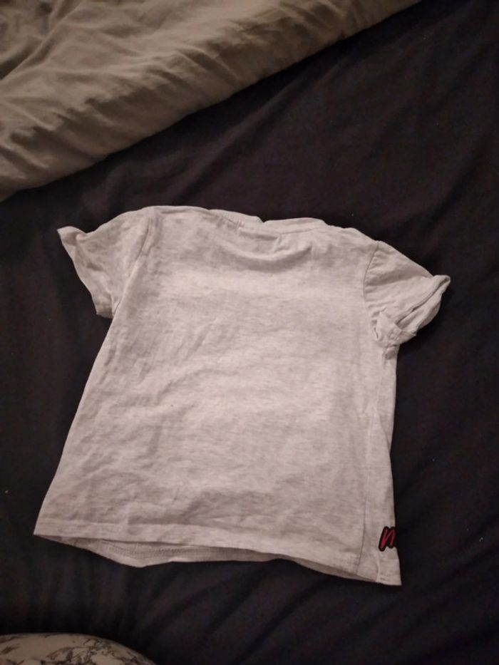 T shirt avec faux sac à main qui s ouvre gris disney minnie mouse - photo numéro 5