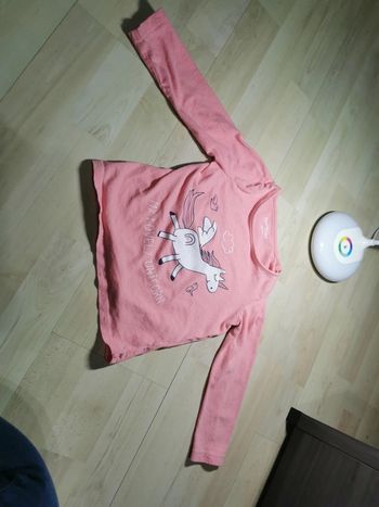 Haut manches longues licorne 2 ans
