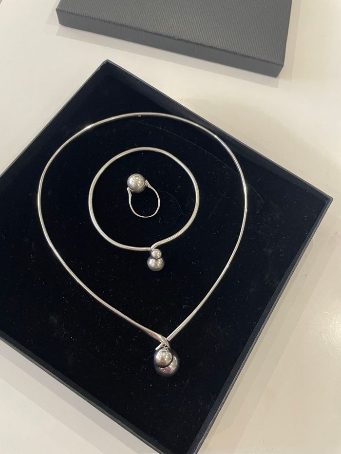 Parure bijoux en argent - photo numéro 2