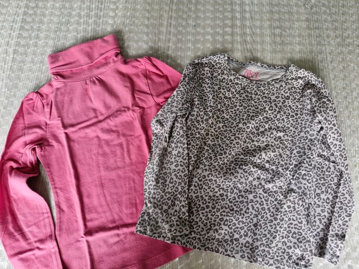 2 T-shirt manche longue fille