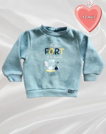 Sweat garçon 12 mois