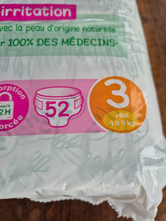 Couche taille 3 Love green : 208 couches (4×52) - photo numéro 4