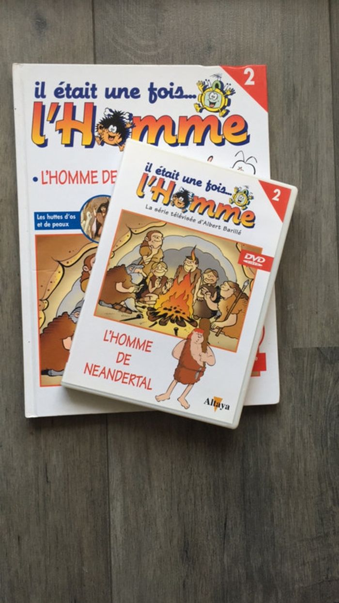 Livre+dvd il était une fois la vie l homme de neanterdal n.2