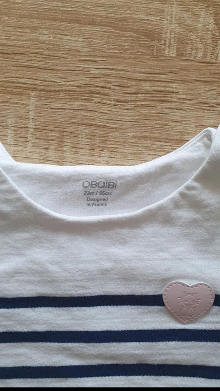 Tee-shirt manche longue 23 mois - photo numéro 2