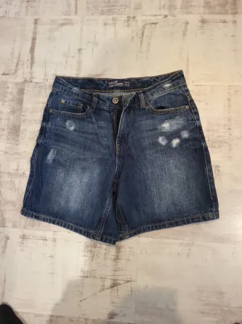 Short en jeans femme