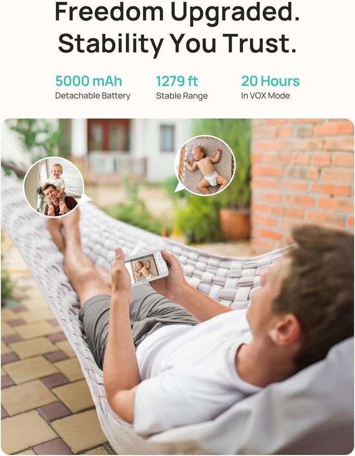 Babyphone Dr.Care Lumiview plus Moniteur Bébé Wifi - photo numéro 6